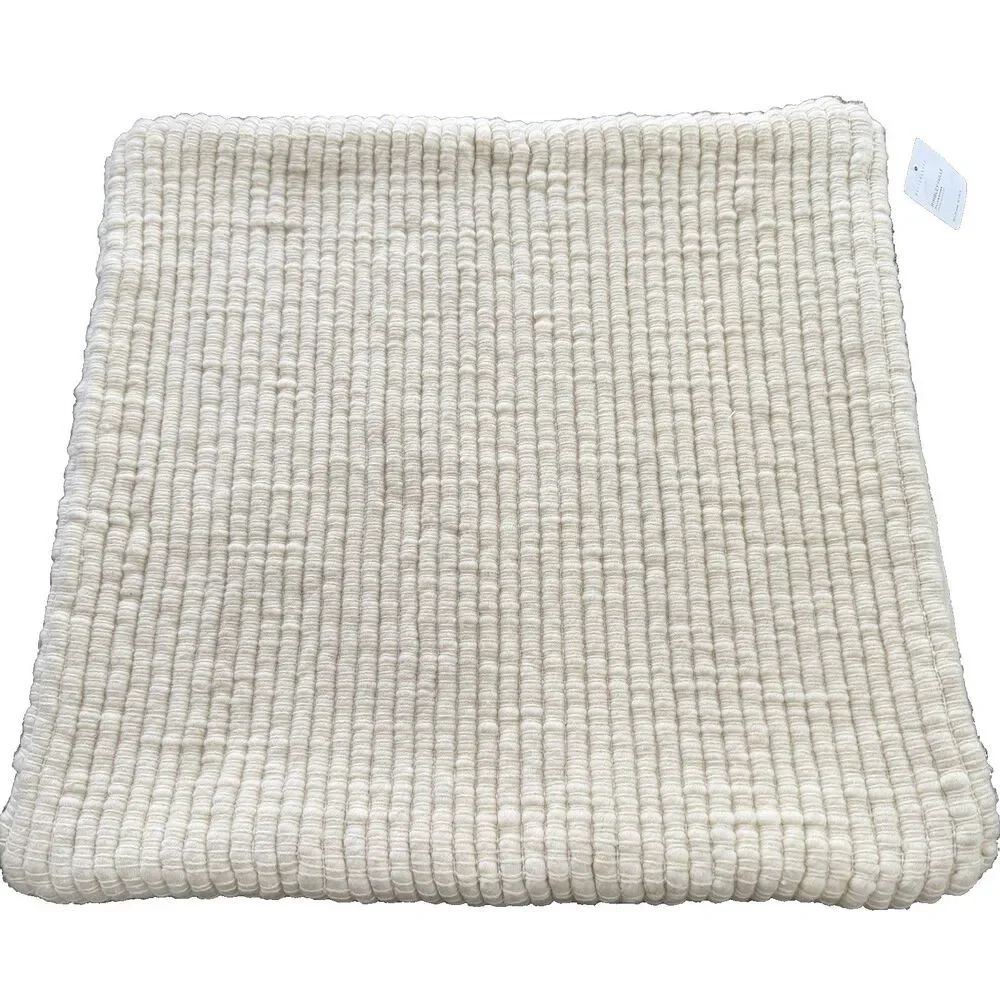 Pottery Barn Pillow Cover 24 x 24 Rimbley Faille House De Caussin Lined NWT